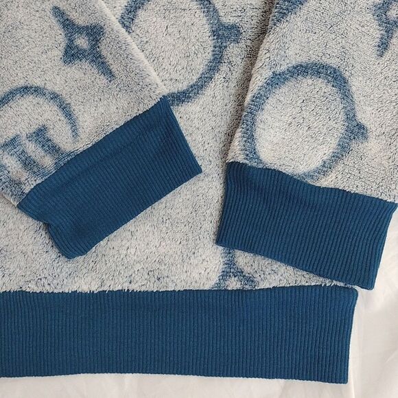 Harry Potter Teal Long Sleeve Top and Pants Plush Pajama Set Medium - Picture 5 of 16